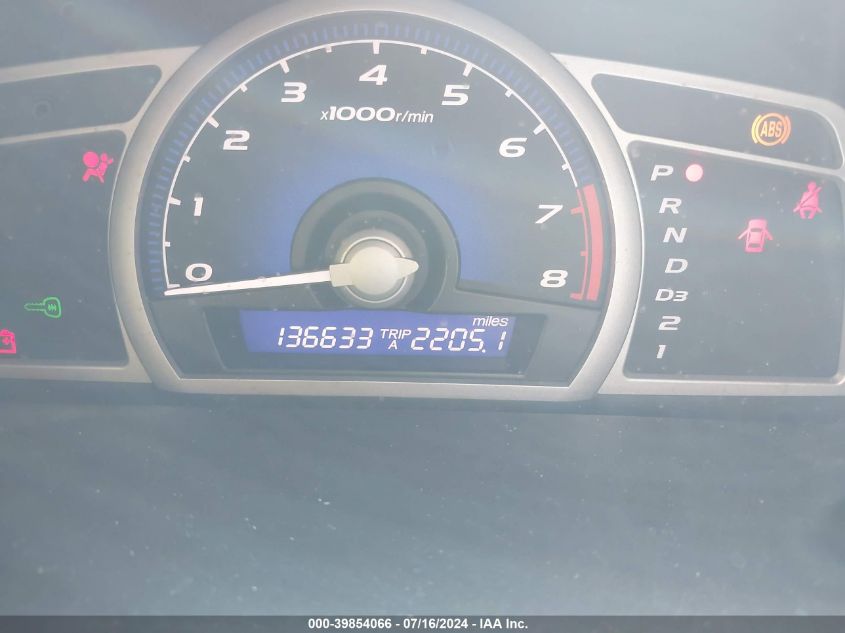 2008 Honda Civic Ex-L VIN: 2HGFG12968H571900 Lot: 39854066