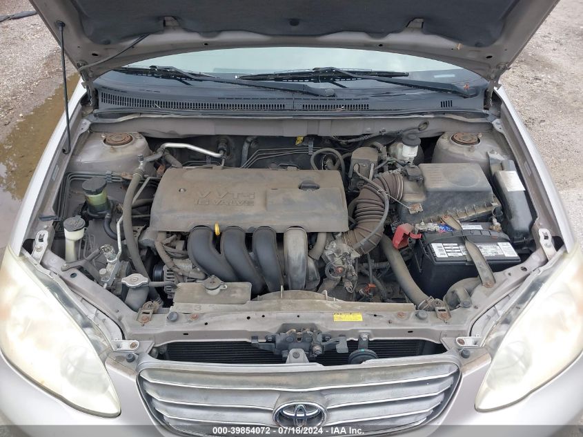 2003 Toyota Corolla Ce/Le/S VIN: 1NXBR38E33Z154193 Lot: 39854072