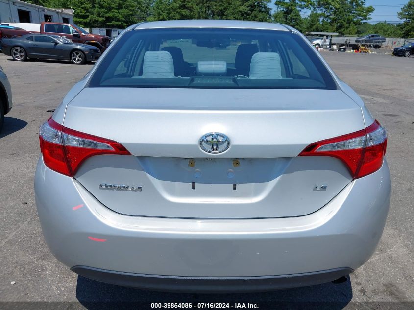 2015 Toyota Corolla Le VIN: 2T1BURHE4FC331678 Lot: 39854086