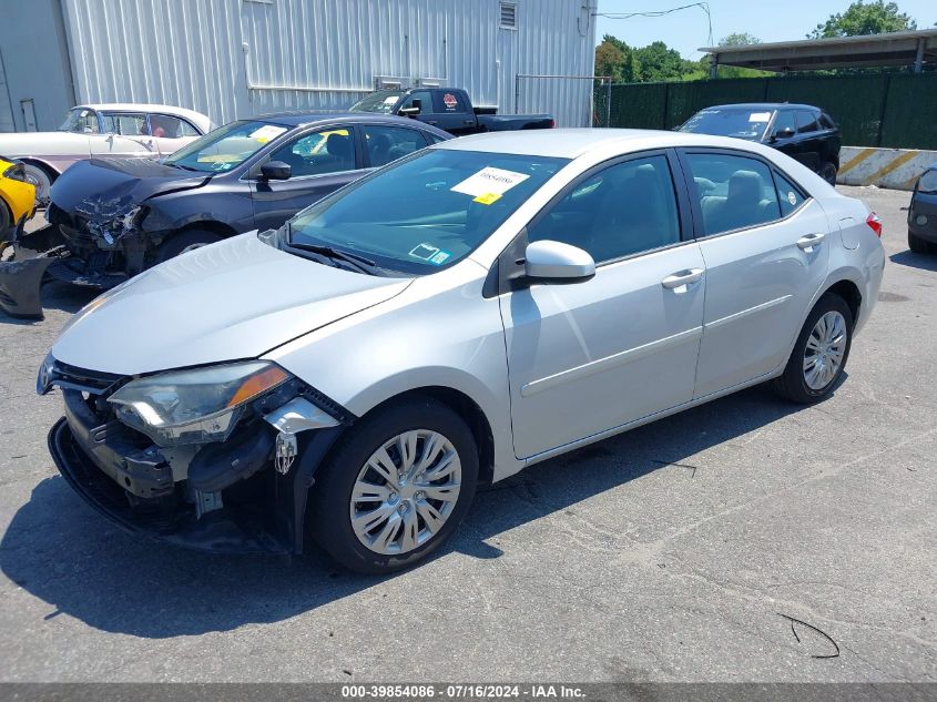 2015 Toyota Corolla Le VIN: 2T1BURHE4FC331678 Lot: 39854086