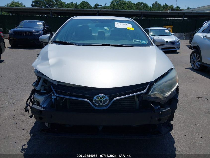 2015 Toyota Corolla Le VIN: 2T1BURHE4FC331678 Lot: 39854086