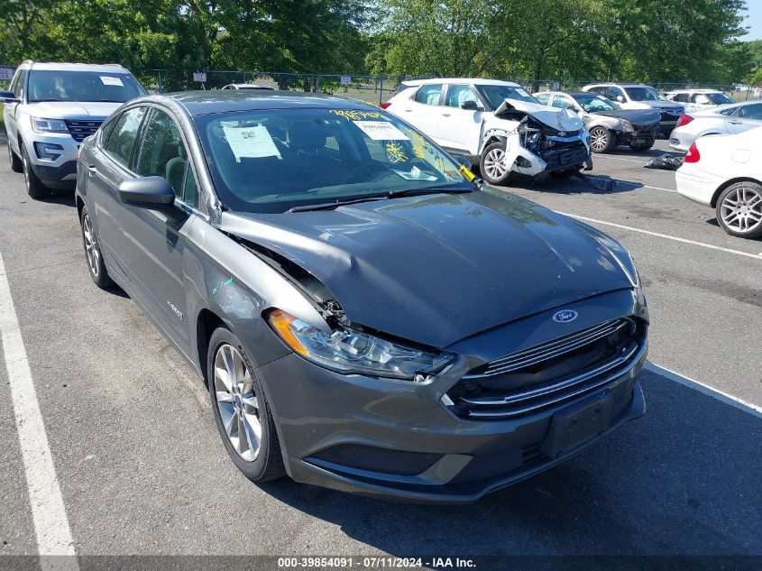 2017 Ford Fusion Hybrid Se VIN: 3FA6P0LU1HR322572 Lot: 39854091