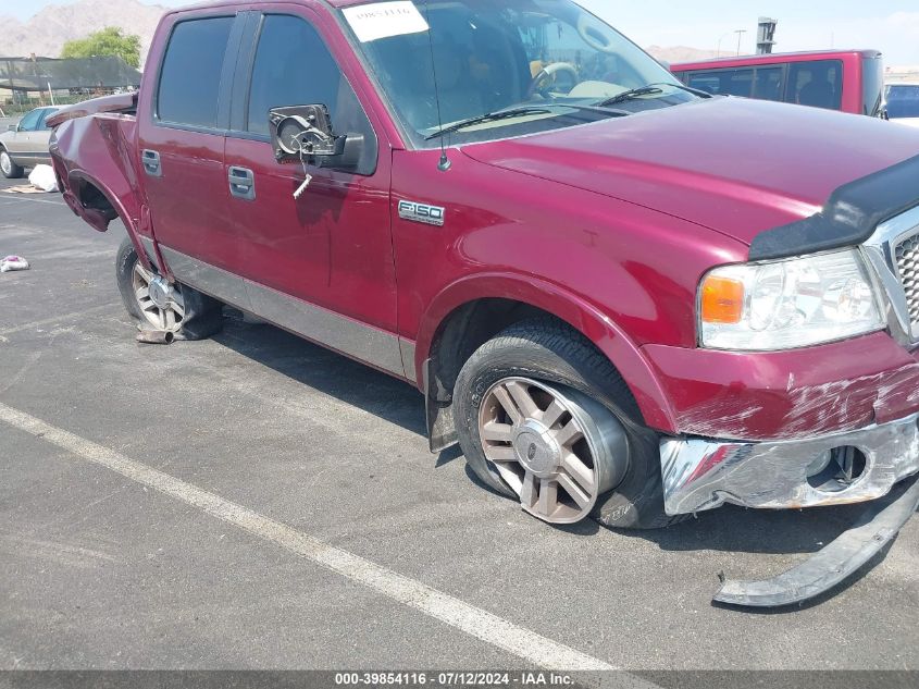 2006 Ford F-150 Lariat/Xlt VIN: 1FTPW12556KB24127 Lot: 39854116