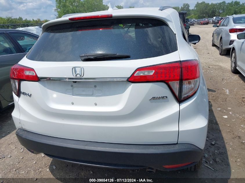 2021 Honda Hr-V Awd Ex VIN: 3CZRU6H54MM706724 Lot: 39854126