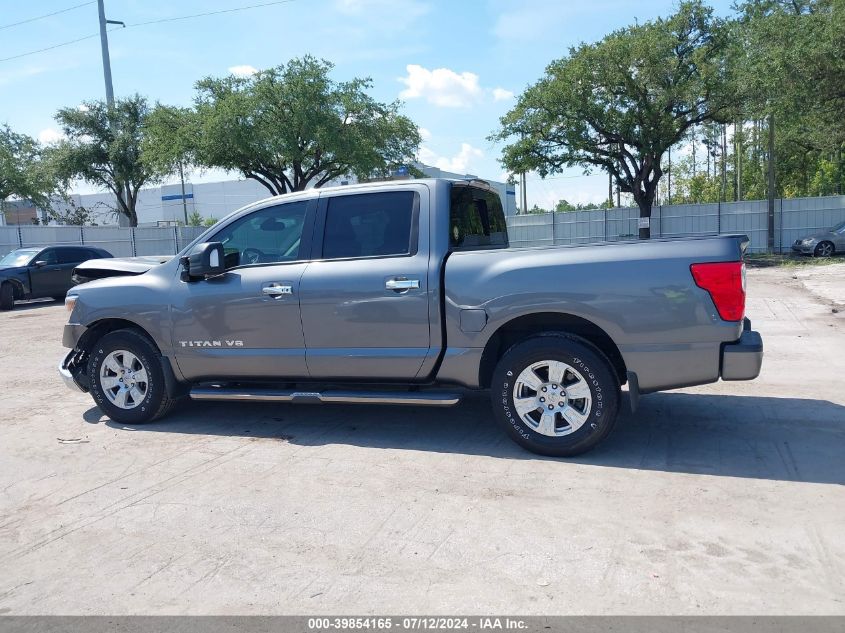 2018 Nissan Titan Sv VIN: 1N6AA1E68JN502793 Lot: 39854165