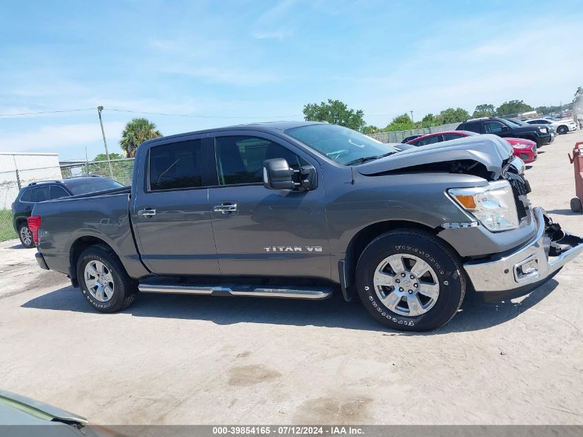 2018 Nissan Titan Sv VIN: 1N6AA1E68JN502793 Lot: 39854165