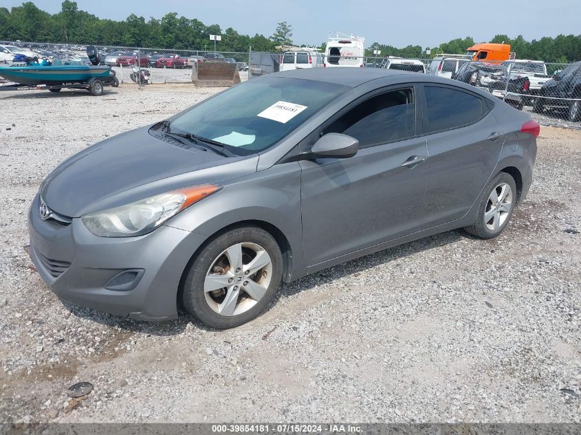 2013 Hyundai Elantra Gls VIN: 5NPDH4AE4DH345276 Lot: 39854181