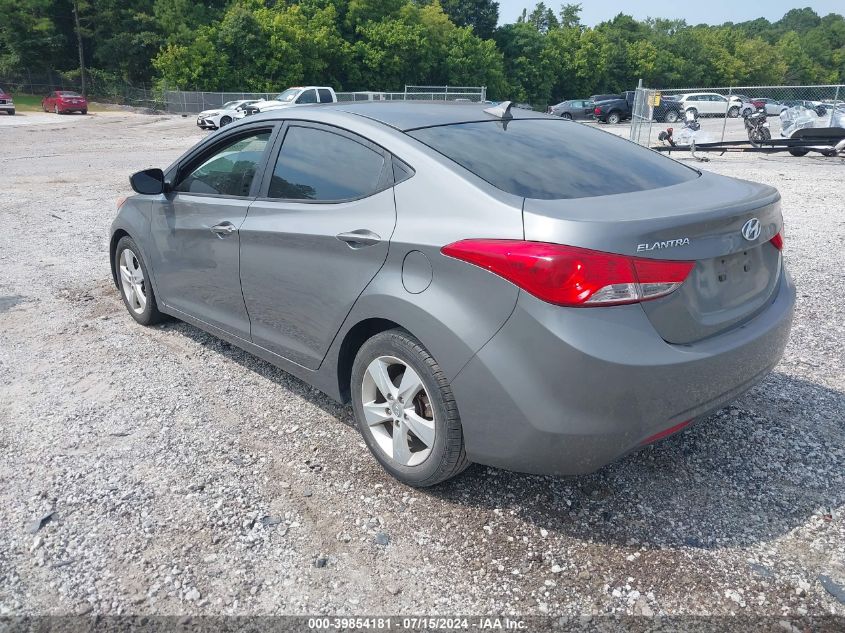 2013 Hyundai Elantra Gls VIN: 5NPDH4AE4DH345276 Lot: 39854181