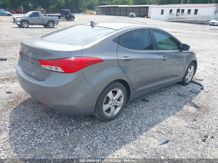 2013 Hyundai Elantra Gls VIN: 5NPDH4AE4DH345276 Lot: 39854181