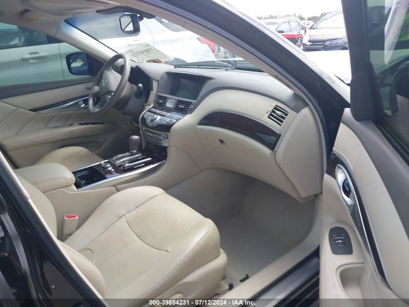 2012 Infiniti M37X VIN: JN1BY1AR8CM390186 Lot: 39854231