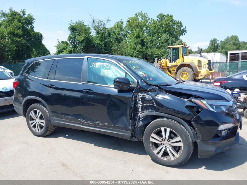 2018 Honda Pilot Ex-L VIN: 5FNYF6H63JB070351 Lot: 39854254