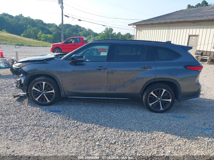 2021 Toyota Highlander Xse VIN: 5TDLZRBH1MS059944 Lot: 39854264