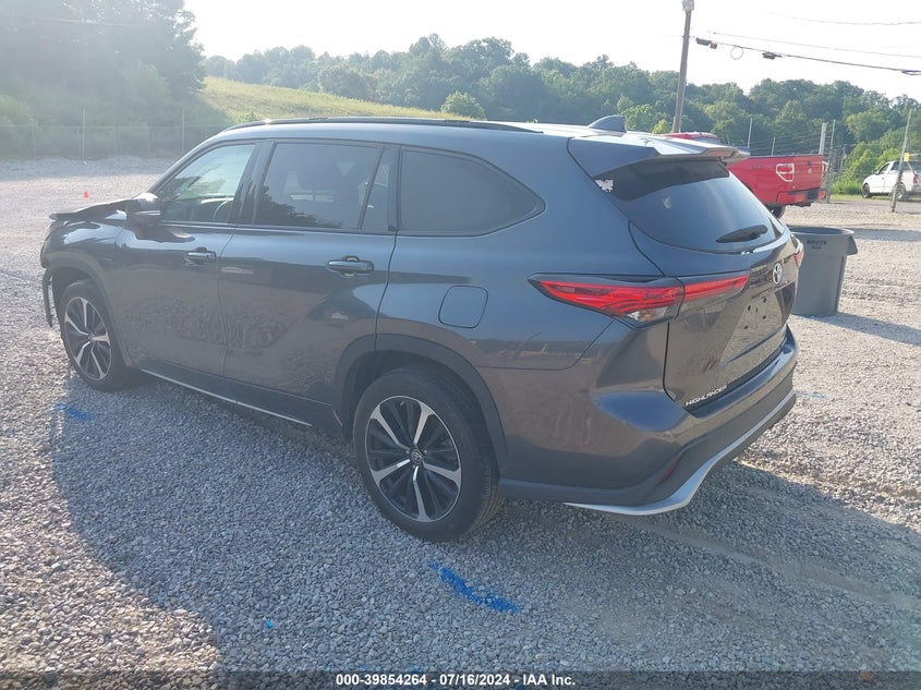 VIN 5TDLZRBH1MS059944 2021 TOYOTA HIGHLANDER XSE