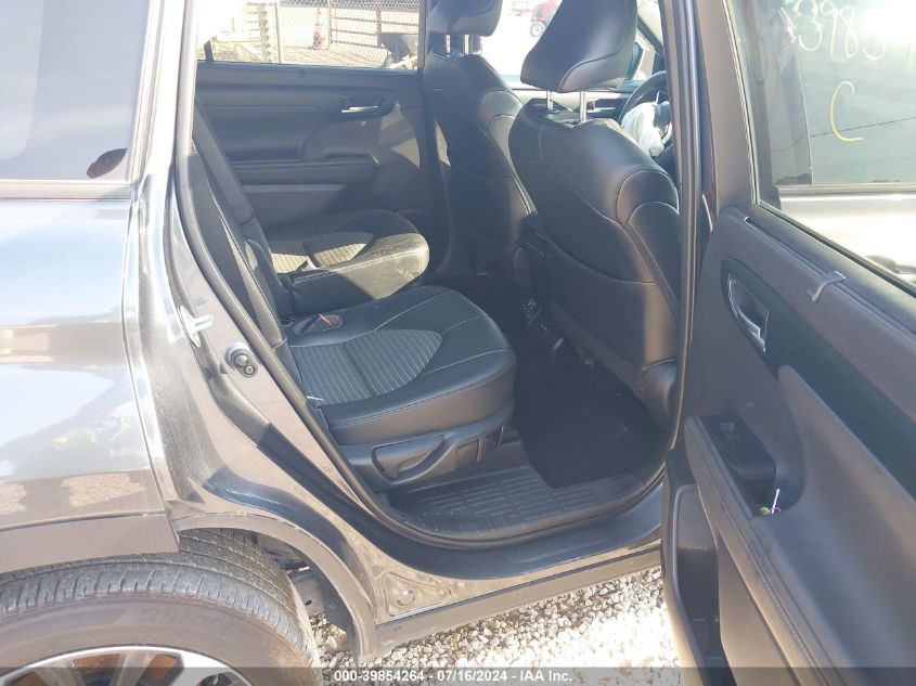 2021 Toyota Highlander Xse VIN: 5TDLZRBH1MS059944 Lot: 39854264