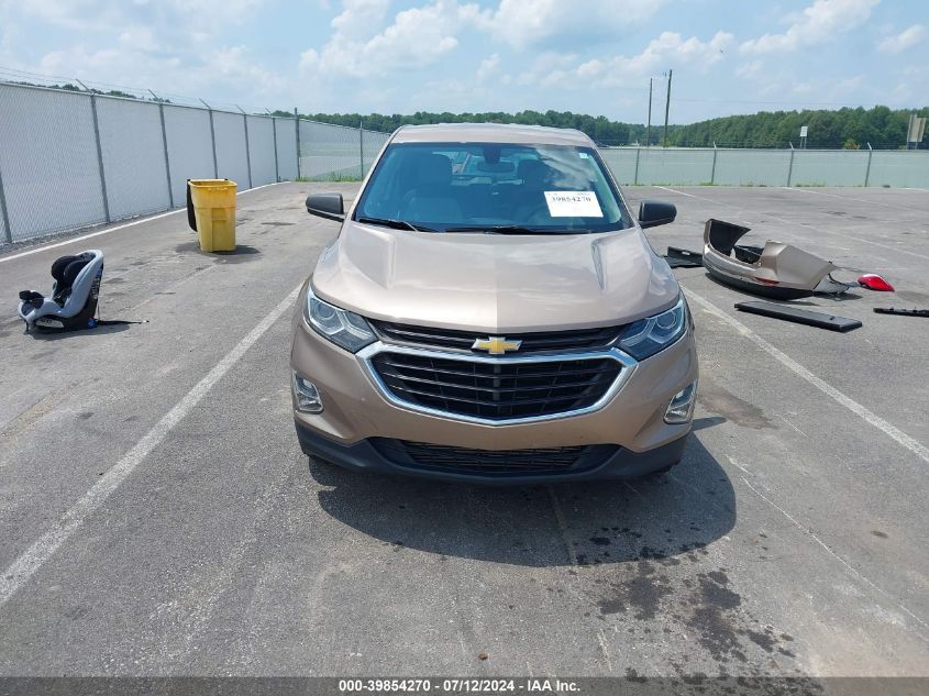 2018 Chevrolet Equinox Ls VIN: 2GNAXHEV0J6166831 Lot: 39854270