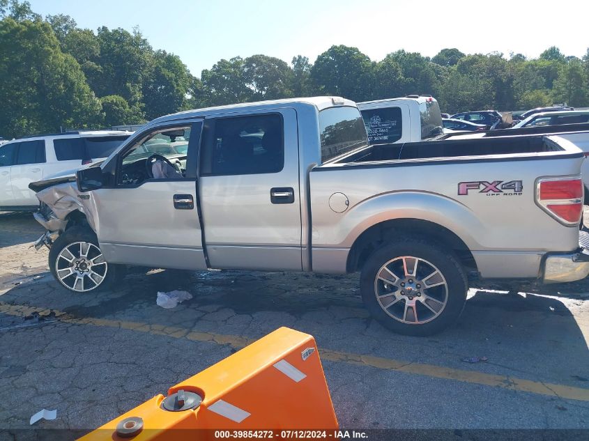 2013 Ford F150 Supercrew VIN: 1FTFW1EF4DFA22713 Lot: 39854272