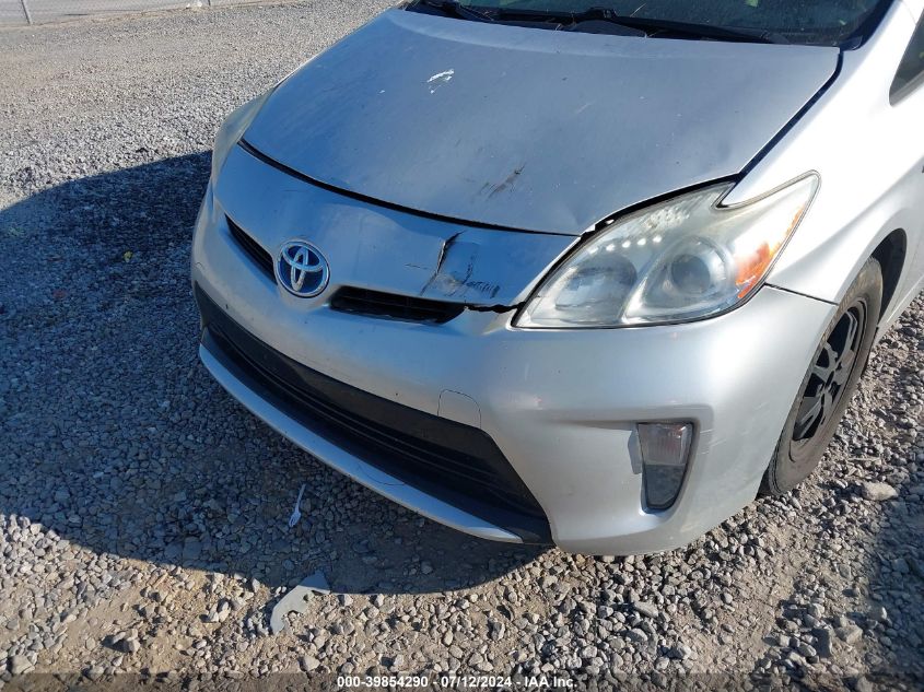 2012 Toyota Prius VIN: JTDKN3DUXC5505771 Lot: 39854290