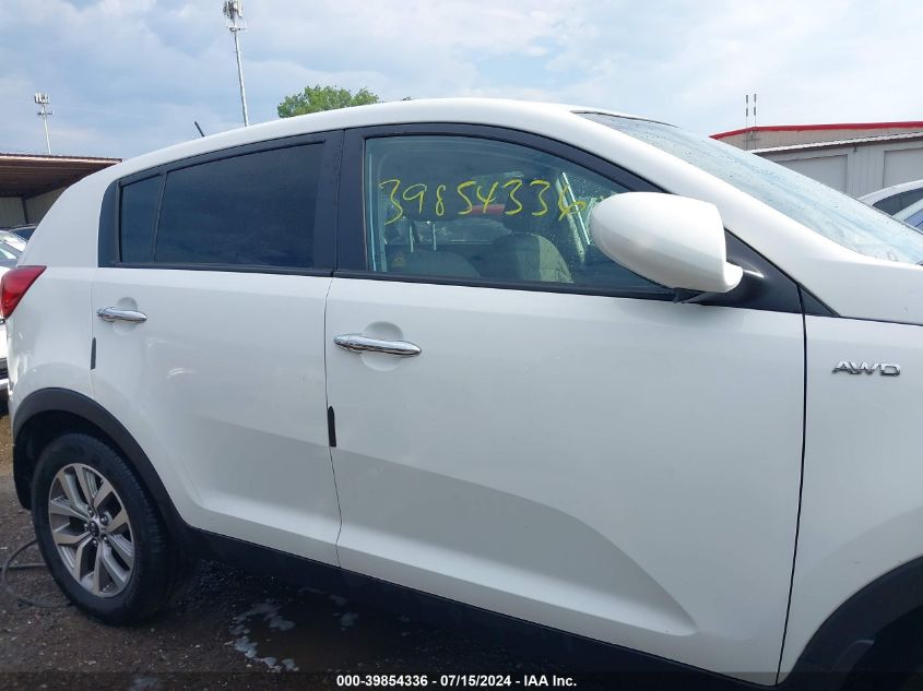 2015 Kia Sportage Lx VIN: KNDPBCAC6F7699475 Lot: 39854336