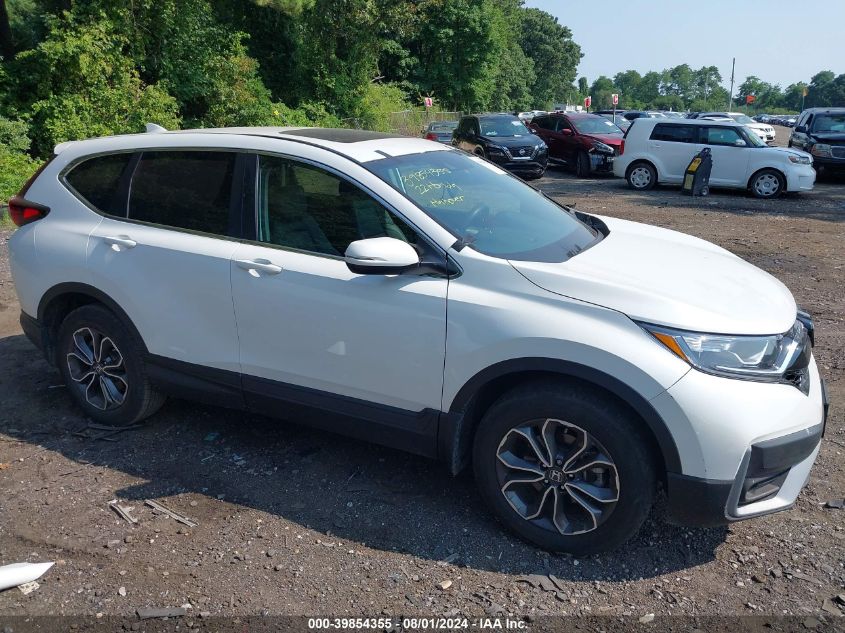 2HKRW2H89NH650953 2022 Honda Cr-V Awd Ex-L