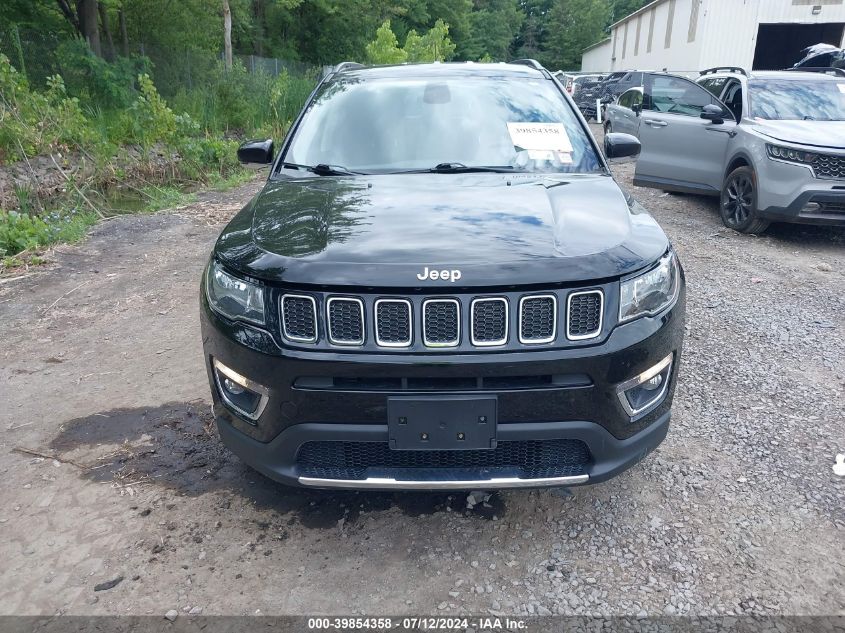 2018 Jeep Compass Limited 4X4 VIN: 3C4NJDCB5JT143344 Lot: 39854358