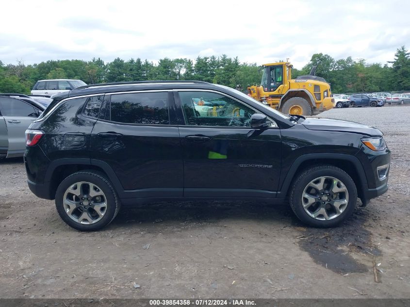 2018 Jeep Compass Limited 4X4 VIN: 3C4NJDCB5JT143344 Lot: 39854358