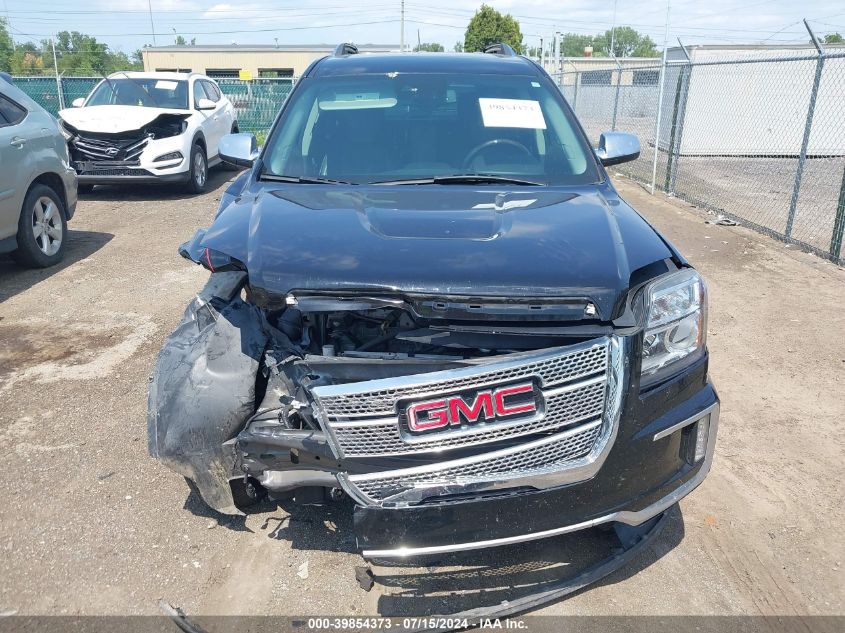 2016 GMC Terrain Denali VIN: 2GKFLVE36G6316669 Lot: 39854373