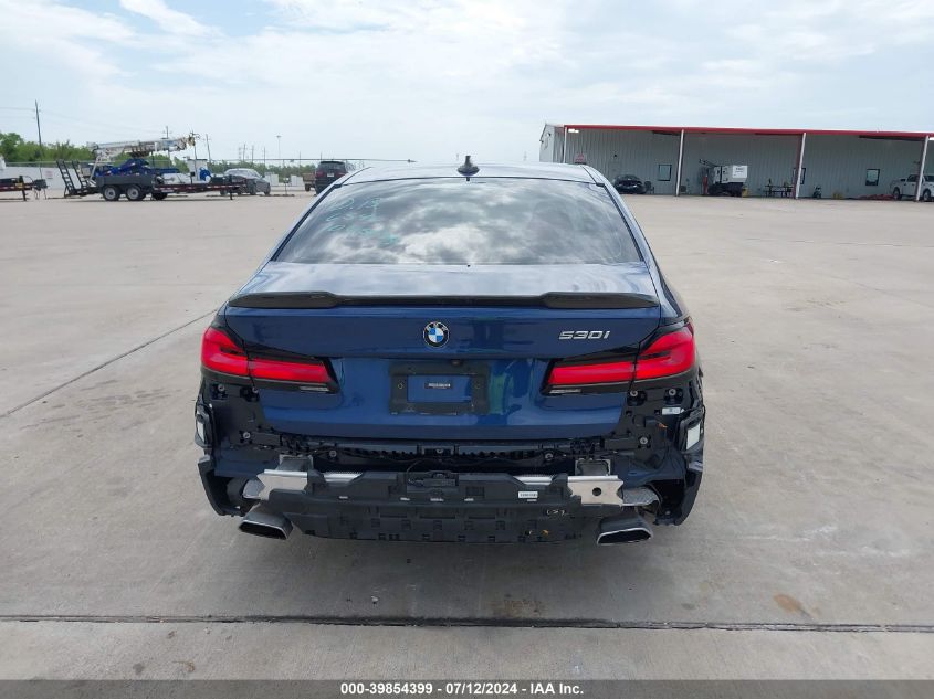 2021 BMW 530I VIN: WBA53BH08MWX08848 Lot: 39854399