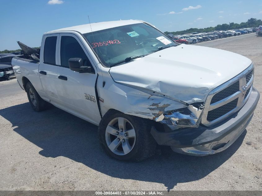 2018 Ram 1500 Tradesman Quad Cab 4X4 6'4 Box VIN: 1C6RR7FT0JS302201 Lot: 39854403