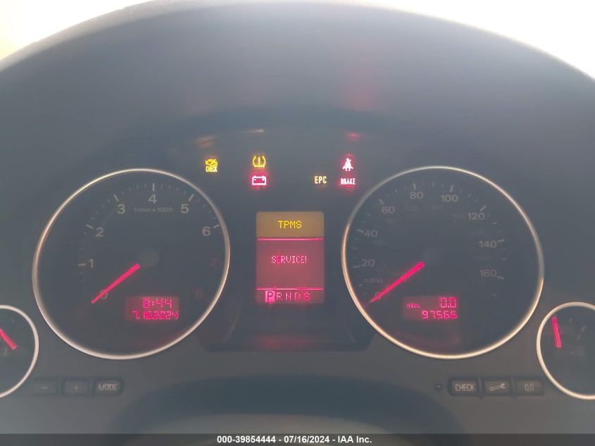 2008 Audi A4 3.2 Cabriolet Quattro VIN: WAUDH48H58K001136 Lot: 39854444