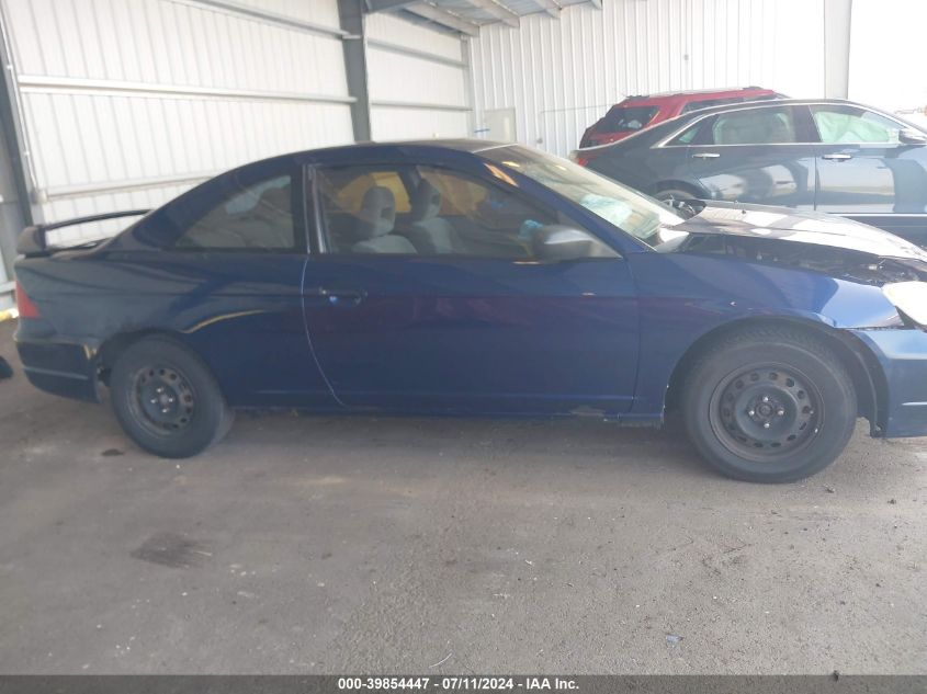 2003 Honda Civic Lx VIN: 1HGEM225X3L012224 Lot: 39854447