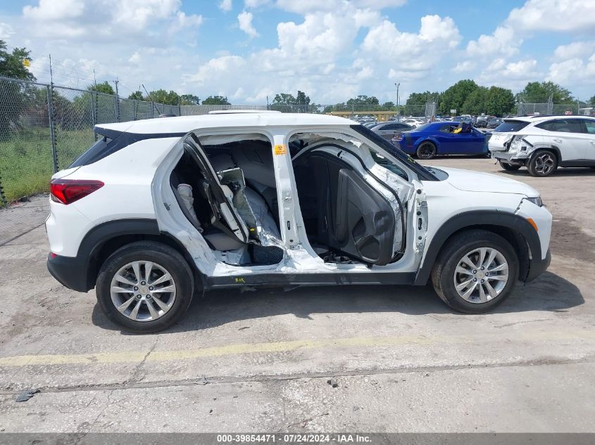 2022 Chevrolet Trailblazer Fwd Ls VIN: KL79MMS2XNB106496 Lot: 39854471