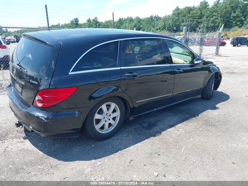 2007 Mercedes-Benz R 350 4Matic VIN: 4JGCB65E37A058280 Lot: 39854476