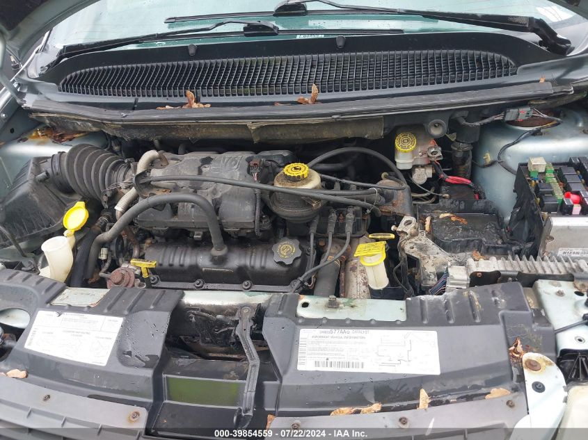 2001 Chrysler Town & Country Lx VIN: 2C8GP44301R371963 Lot: 39854559