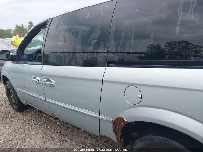 2001 Chrysler Town & Country Lx VIN: 2C8GP44301R371963 Lot: 39854559