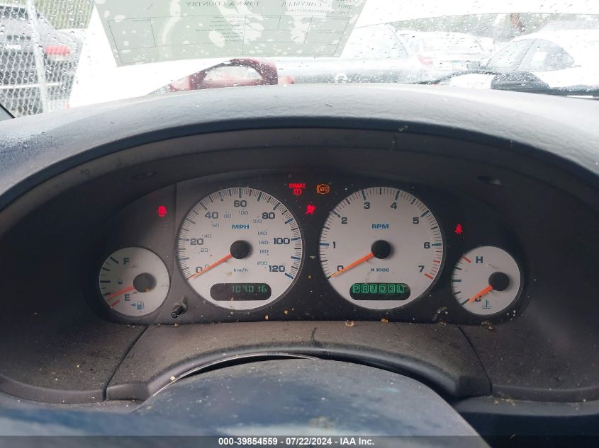 2001 Chrysler Town & Country Lx VIN: 2C8GP44301R371963 Lot: 39854559