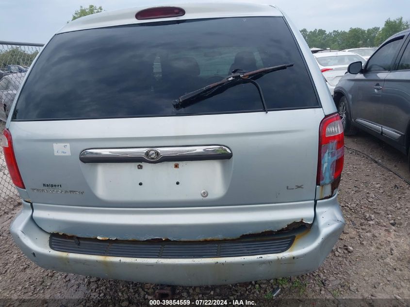 2001 Chrysler Town & Country Lx VIN: 2C8GP44301R371963 Lot: 39854559