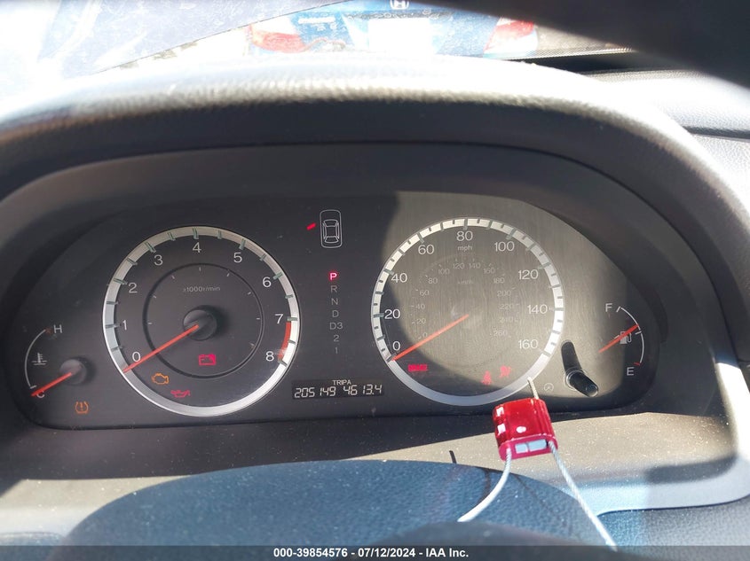 2011 Honda Accord 2.4 Ex-L VIN: 1HGCP2F80BA069061 Lot: 39854576