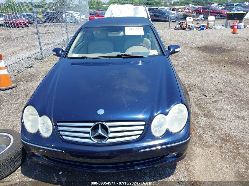 2005 Mercedes-Benz Clk 320 VIN: WDBTK65GX5T052241 Lot: 39854577