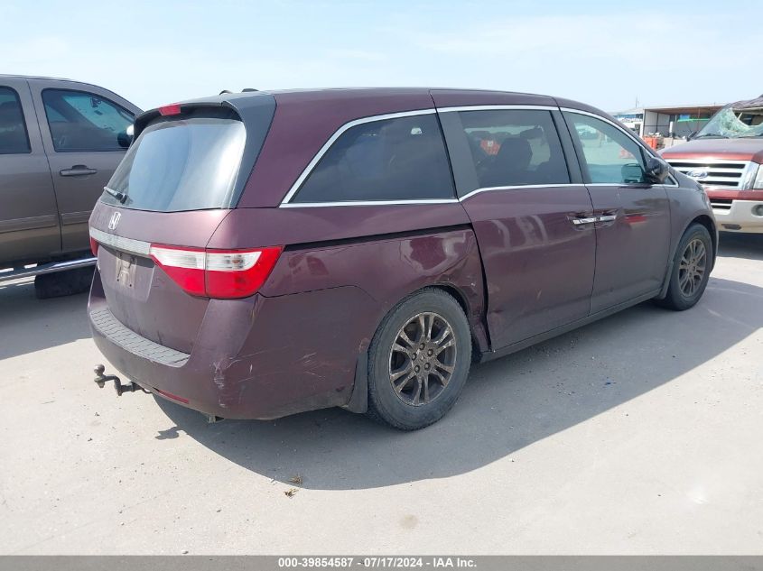 2013 Honda Odyssey Ex-L VIN: 5FNRL5H65DB040389 Lot: 39854587