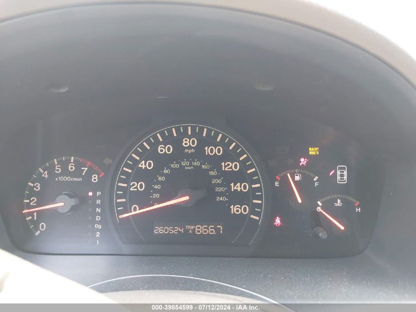 2005 Honda Accord 2.4 Ex VIN: 1HGCM56895A021816 Lot: 39854599