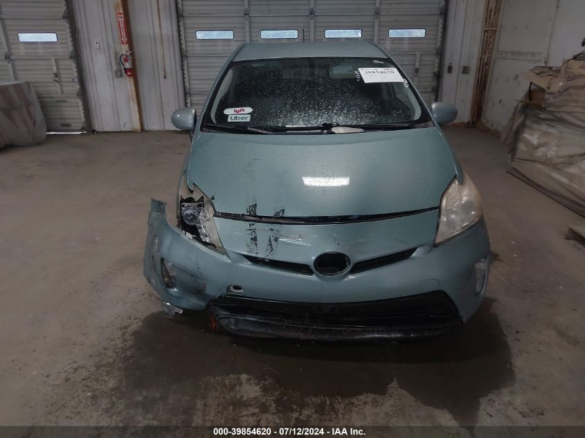 2013 Toyota Prius Four VIN: JTDKN3DU0D1720259 Lot: 39854620