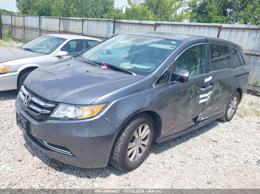 2016 Honda Odyssey Ex-L VIN: 5FNRL5H68GB148624 Lot: 39854627