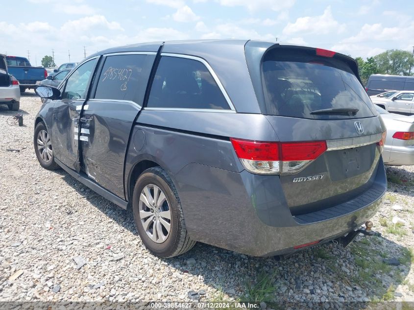 2016 Honda Odyssey Ex-L VIN: 5FNRL5H68GB148624 Lot: 39854627