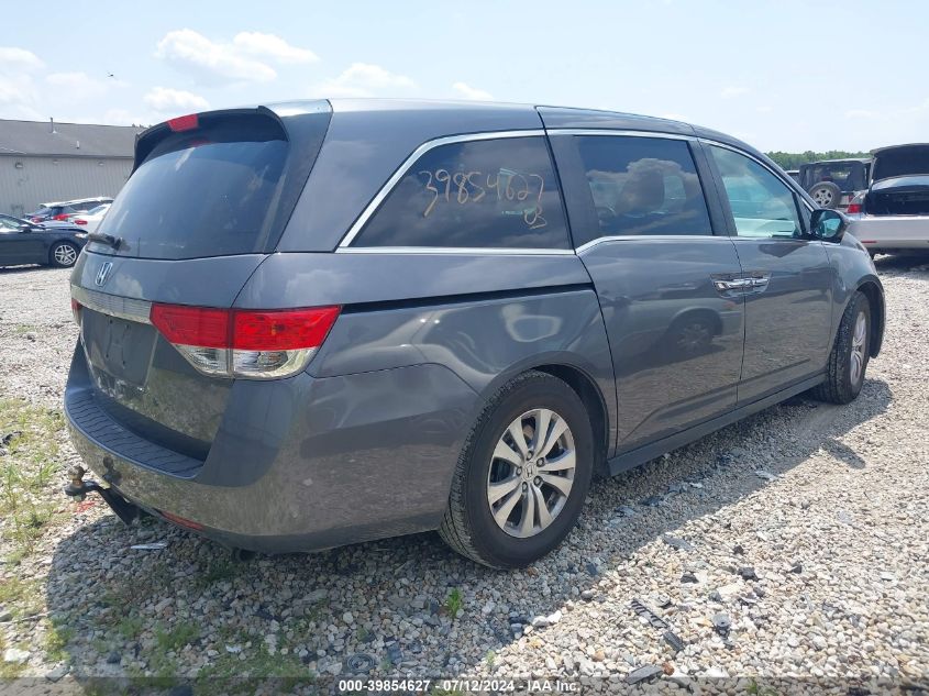 2016 Honda Odyssey Ex-L VIN: 5FNRL5H68GB148624 Lot: 39854627