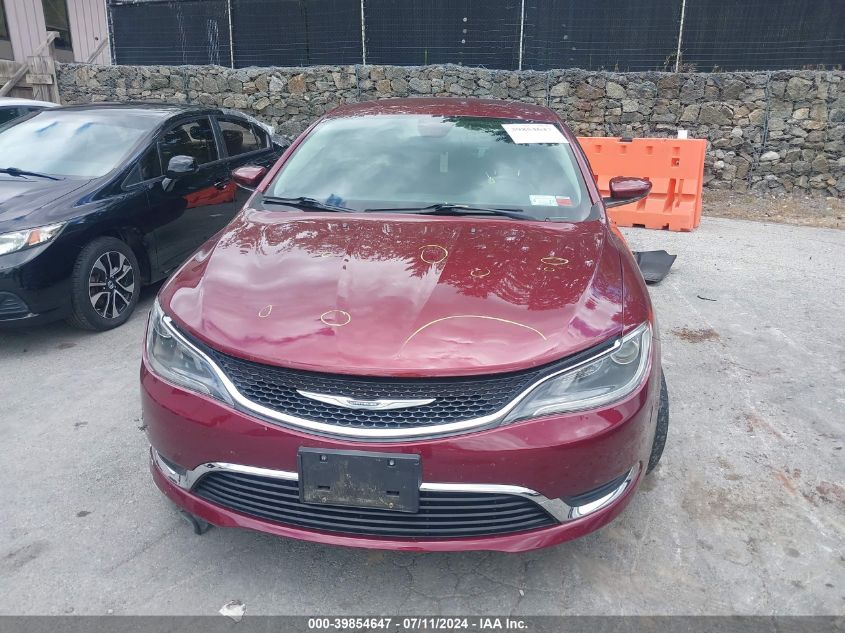 2015 Chrysler 200 Limited VIN: 1C3CCCAB0FN602841 Lot: 39854647