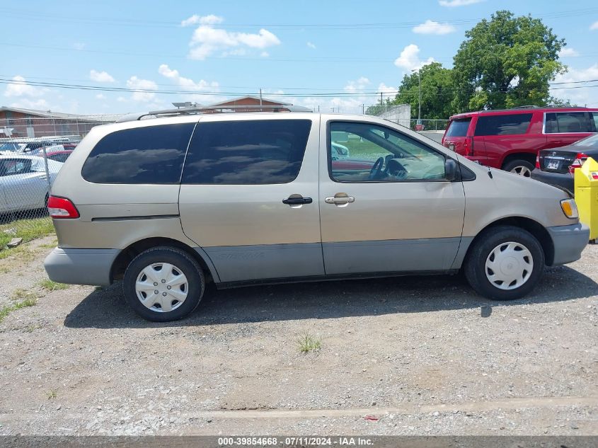 2002 Toyota Sienna Ce VIN: 4T3ZF19C82U428518 Lot: 39854668