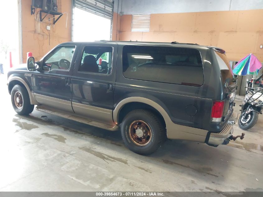 2000 Ford Excursion Limited VIN: 1FMNU42S3YEE50378 Lot: 39854673