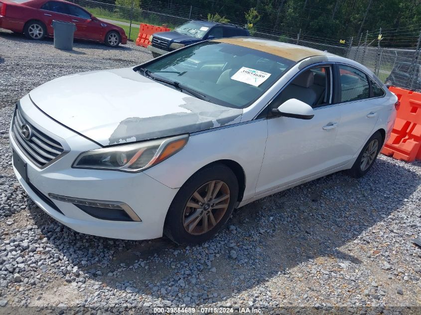 5NPE24AFXFH131667 2015 HYUNDAI SONATA - Image 2