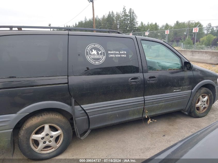 1998 Pontiac Trans Sport VIN: 1GMDX03E8WD158636 Lot: 39854737