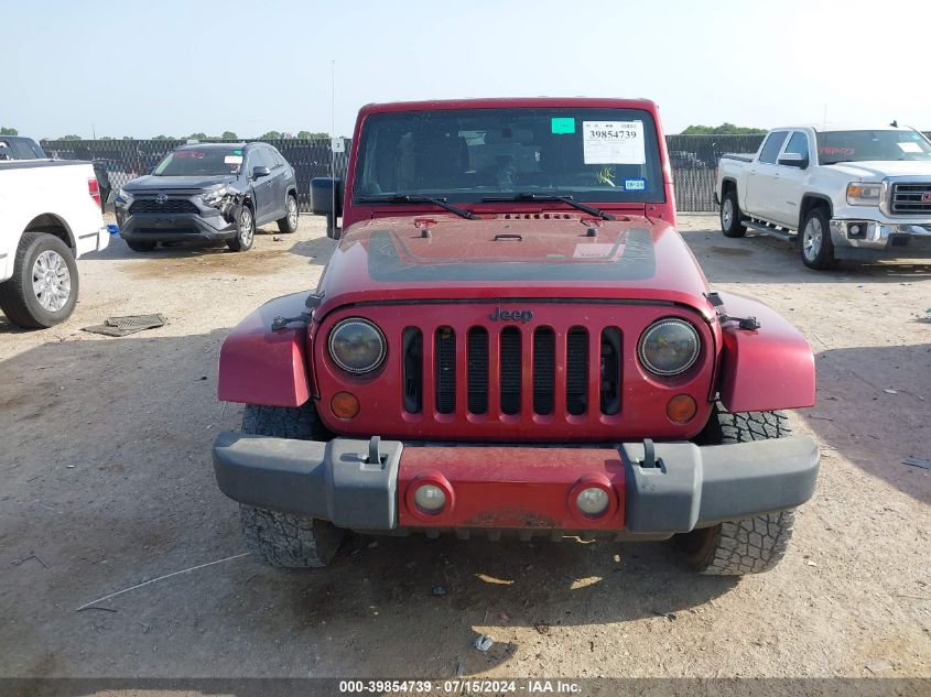 2012 Jeep Wrangler Unlimited Sahara VIN: 1C4BJWEG8CL256615 Lot: 39854739